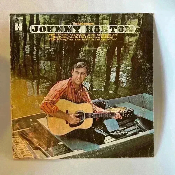 Johnny Horton Vinyl Record - The Legendary - Harmony - Picture 2 of 6